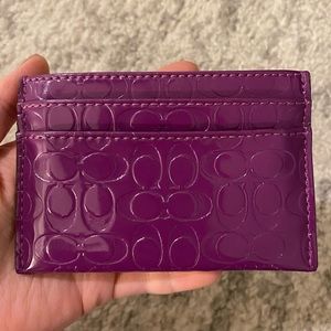 Purple Coach wallet💜